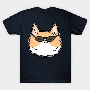 Cute awesome cat with sunglasses T-Shirt